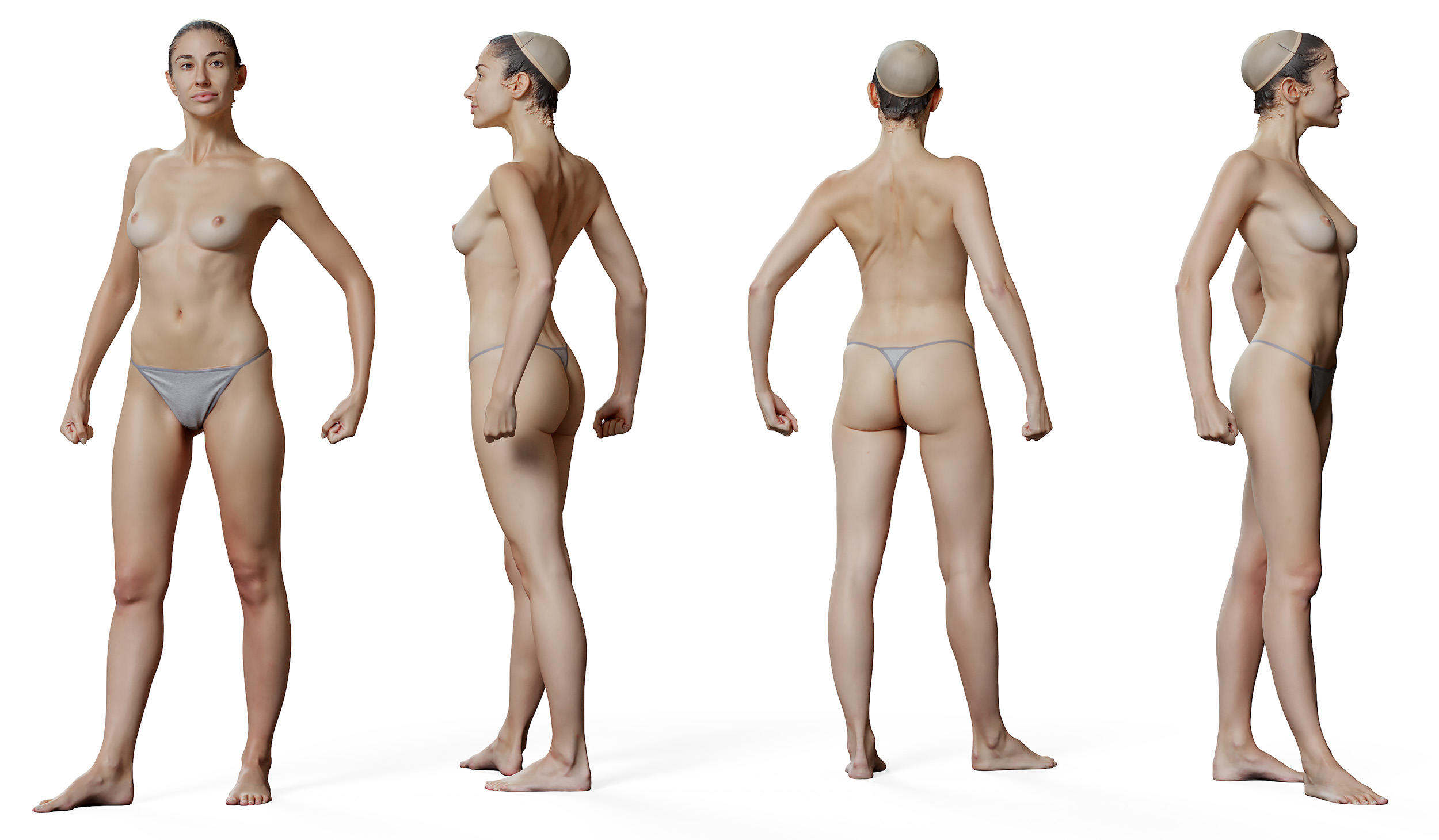 3D male body model download